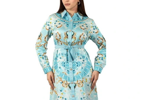 Ocean Pulse Embellished Shirt Dress Australia