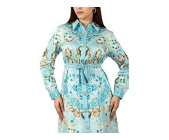 Ocean Pulse Embellished Shirt Dress Australia