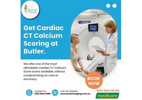 Get Cardiac CT Calcium Scoring at Butler Medical Imaging.(08) 9544 3999