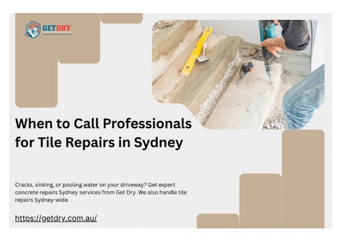Signs It’s Time for Concrete Repairs in Sydney