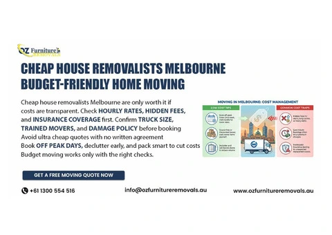 Cheap House Removalists Melbourne | Affordable & Reliable Moving Services