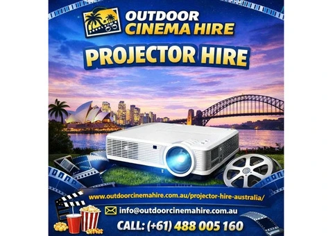 Projector Hire For Outdoor Events, Backyard Movies, And Community Screenings