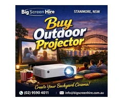 Buy Outdoor Projector For Backyard Movies And Open Air Nights