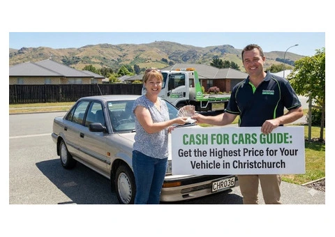 Sell Any Truck, Van, or SUV to Cash For Cars Christchurch