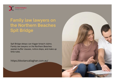 Family law lawyers on the Northern Beaches Spit Bridge