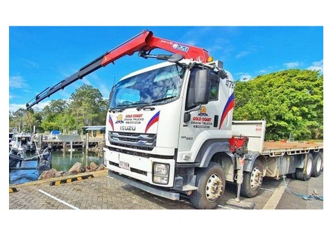 crane truck brisbane 13t plus | otmtransport.com.au