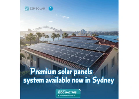 Premium solar panels system available now in Sydney