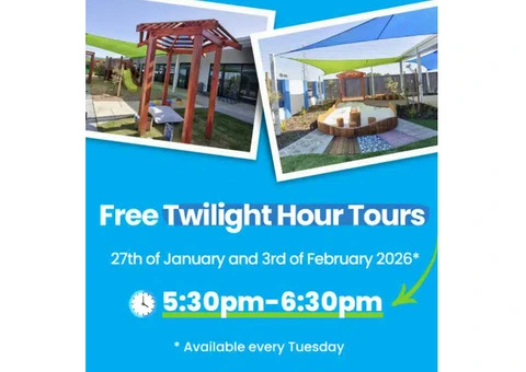 Free Twilight Hour Tours at Read 2 Grow Dayton