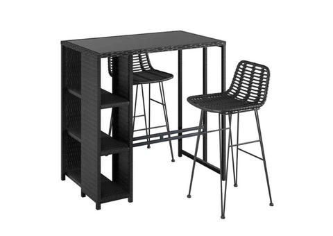 Gardeon Outdoor Bar Set – Stylish Wicker Dining Furniture