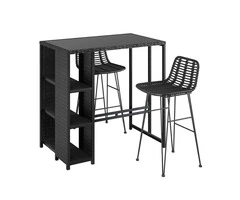 Gardeon Outdoor Bar Set – Stylish Wicker Dining Furniture