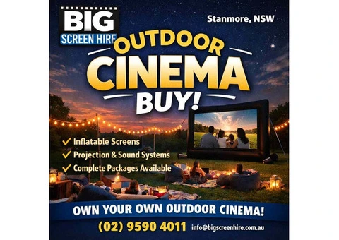 Outdoor Cinema Buy Options from Big Screen Hire Across Australia
