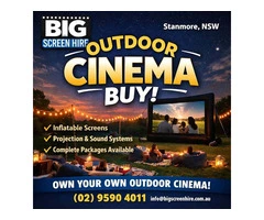 Outdoor Cinema Buy Options from Big Screen Hire Across Australia