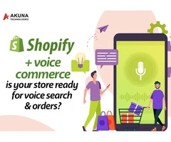 Know that your store is ready for voice search and orders