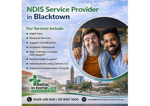 Trusted NDIS Service Provider in Blacktown, 02 9051 1000 | Betterinhomecare