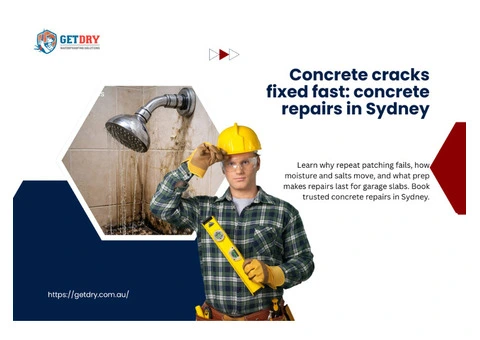 Concrete cracks fixed fast: concrete repairs in Sydney