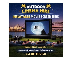 Inflatable Movie Screen Hire for Backyard Nights and Big Events