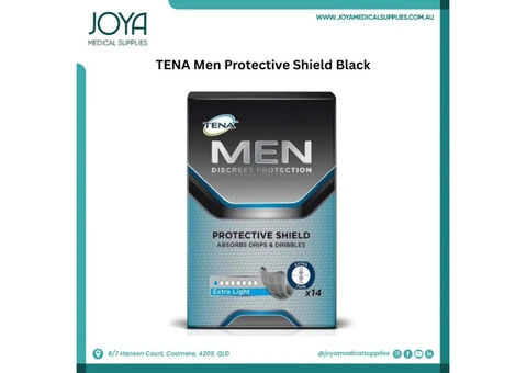 Tena Men Protective Shield Black - Joya Medical Supplies