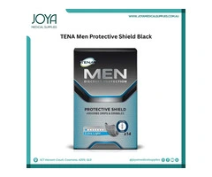 Tena Men Protective Shield Black - Joya Medical Supplies