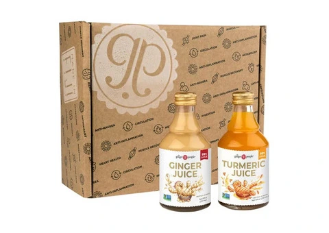 Ginger & Turmeric Juice Duo – Supports Digestion, Immunity & Daily Vitality