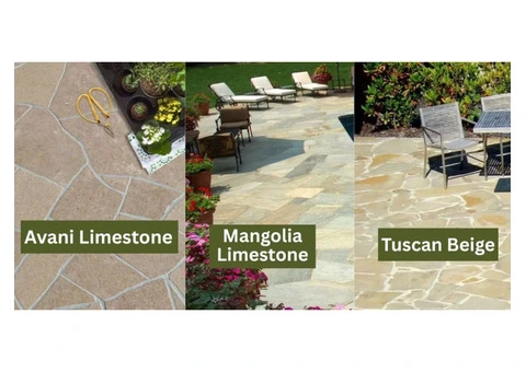 Limestone Crazy Paving in Australia (Warehouses in Sydney, Melbourne & Brisbane)