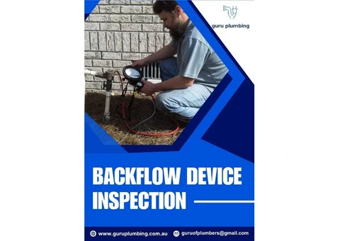 Backflow Device Inspection Services in Port Hedland