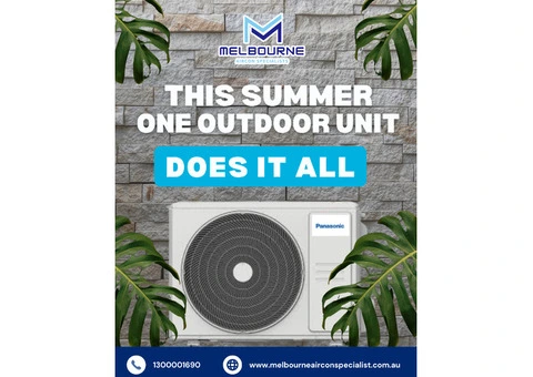 Multi-Room Cooling. One Outdoor Unit.