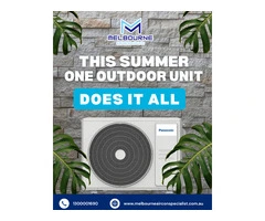 Multi-Room Cooling. One Outdoor Unit.