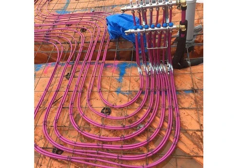 Solar underfloor heating