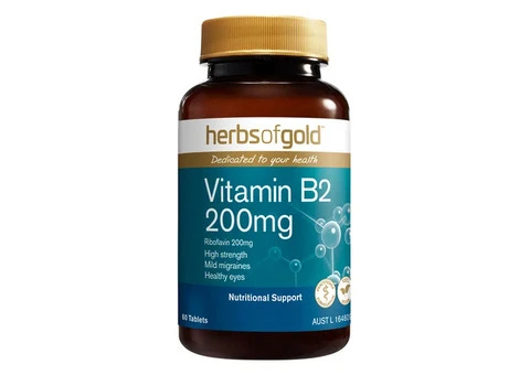 High-Strength Vitamin B2 200mg Tablets – Boost Your Energy Today!