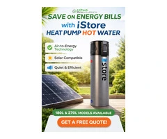 Save on Energy Bills with iStore Heat Pump Hot Water Systems in Australia