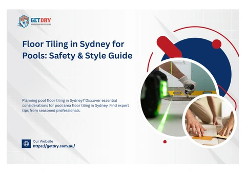 Sydney Pool Area Tiling: Special Considerations for Outdoor Entertainment