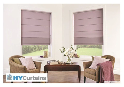 Buy Premium Roman Blinds in Brisbane - HY Curtains