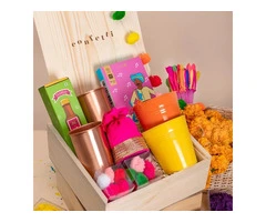 Premium Holi Gift Hampers Online with Natural Colours And Dry Fruits