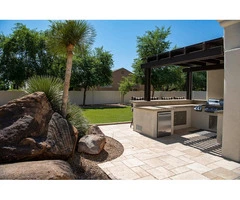 Travertine Outdoor Pavers for Relaxed, Resort-Style Living