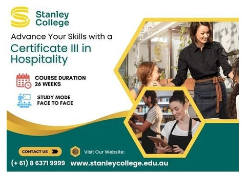 Start Your Journey With Cert 3 in Hospitality – Apply Now