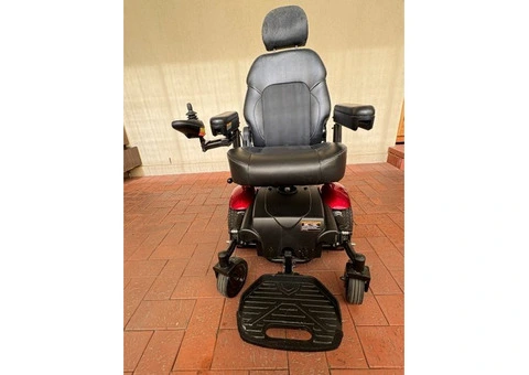 Merits Vision Sport Power Wheelchair Mid Wheel Drive, Easy Transport - 1/13
