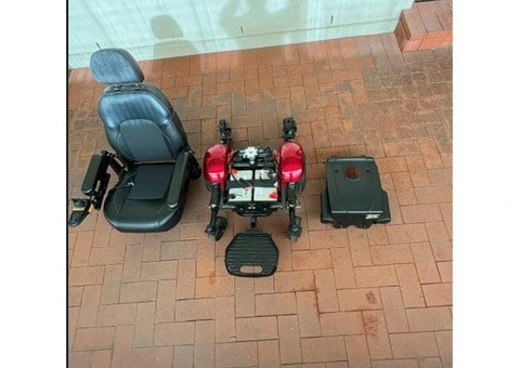 Merits Vision Sport Power Wheelchair Mid Wheel Drive, Easy Transport - 6/13