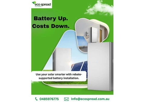 Battery Up, Costs Down — Smart Solar Battery Installation with Rebates in Melbourne