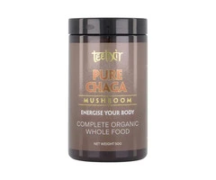 Premium Teelixir Pure Chaga Mushroom – Wild-Harvested Immune Support
