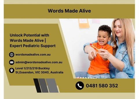 Unlock Potential with Words Made Alive | Expert Pediatric Support