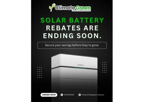 Don’t Miss Out on Solar Battery Savings
