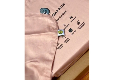 Luxuriously Soft Organic Bamboo Cot Sheets - 3/3