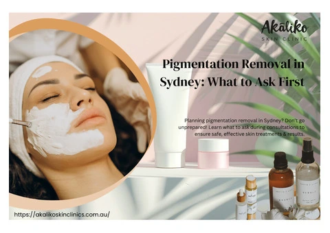 Pigmentation Removal in Sydney: What to Ask First