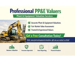 Professional PP&E Valuers – Plant & Equipment Valuation Services