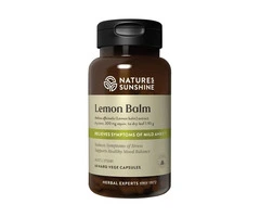 Relax Your Mind Naturally with Nature’s Sunshine Lemon Balm 1950 mg