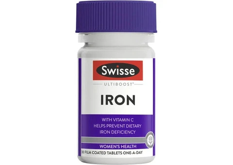 Boost Energy & Reduce Fatigue with Swisse Ultiboost Iron Tablets