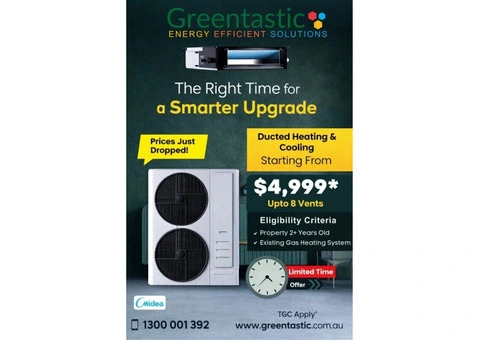 🔥 Ducted Heating & Cooling Upgrade – From $4,999* 🔥