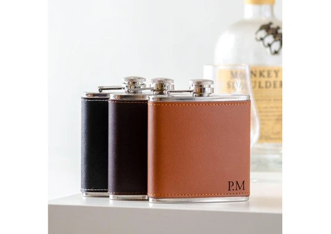 Elegant Custom Hip Flask Printing & Engraving Services | ABC2000