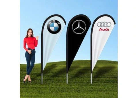 Teardrop Banners – Eye-Catching Outdoor Advertising Solutions