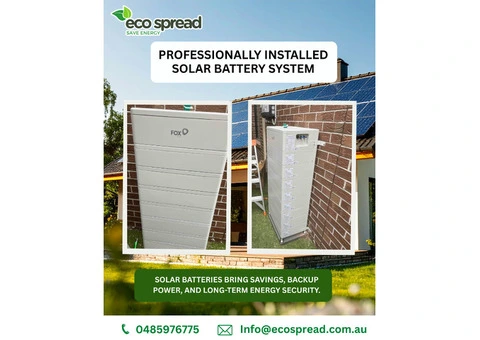 Professional Solar Battery Installation in Melbourne | Ecospread Energy Experts